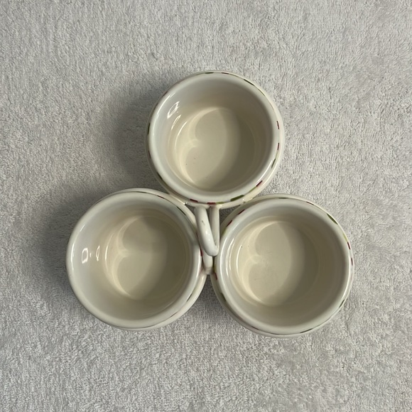 Linens-N-Things 3-Dish Condiments Set with Holder - Picture 2 of 10